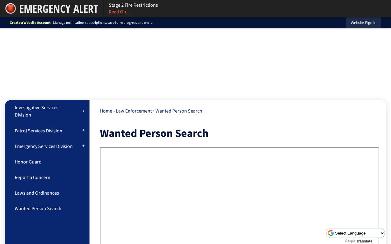 Pueblo County most wanted official search wrapper
